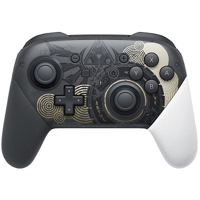 Controle Switch, Pro Controller, Edição Zelda Tears Of The Kingdom, Original Nintendo (Seminovo)