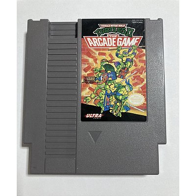 Tartarugas Ninja, Turtles II, The Arcade Game, Nes Nintendinho EUA Original (Usado)