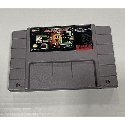 Ms. Pac-Man, Super Nintendo, Snes, Cartucho Original (Usado)