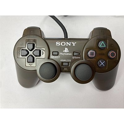 Controle Playstation 2,Transparente, PS2, Original Sony (Usado)