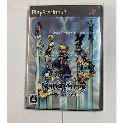 Kingdom Hearts 2 Final Mix, PS2 Japonês Original (Mídia Física) - Usado