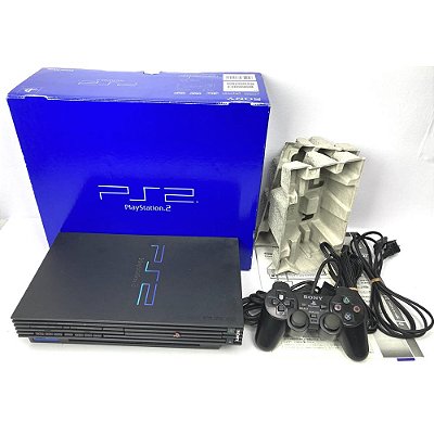 PlayStation 2, Na Caixa Seriado, 1 Controle, Modelo SCPH-30000, PS2, (Usado)