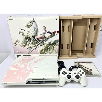 PlayStation 3 Slim, Ed. Final Fantasy XIII, Na Caixa Seriado, PS3, (Usado)