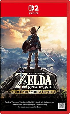 The Legend of Zelda Breath of the Wild - Switch 2 (Mídia Física) - Novo, Lacrado