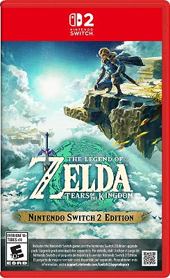The Legend Of Zelda Tears Of The Kingdom - Switch 2 (Mídia Física) - Novo, Lacrado