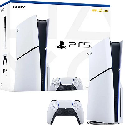 Playstation 5 Slim, Com Leitor, 1TB SSD, Modelo CFI-2014 Nacional (Novo, Lacrado)