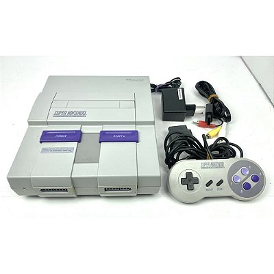 Super Nintendo, Com 1 Controle de Super Nintendo Original, Nintendo (Usado)