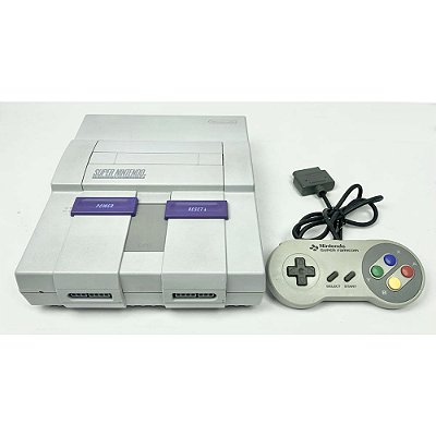 Super Nintendo, Com 1 Controle de Super Famicom Original, Nintendo (Usado)