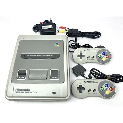 Super Famicom, Com 2 Controles Originais, Nintendo (Usado)