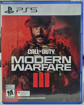 Call Of Duty Modern Warfare 3 - PS5 (Mídia Física) - USADO