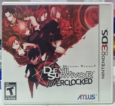 Shin Megami Tensei Devil Survivor Overclocked - 3DS (Mídia Física) - USADO