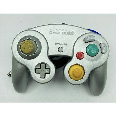 Controle Gamecube Prata, Original, Nintendo (Usado)