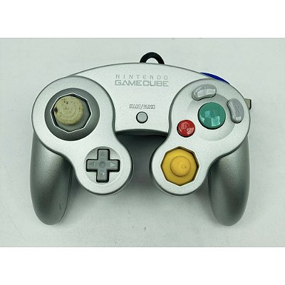 Controle Gamecube Prata, Original, Nintendo (Usado)