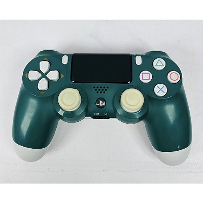Controle Playstation 4 Alpine Green, DualShock 4, Original Sony (Usado)