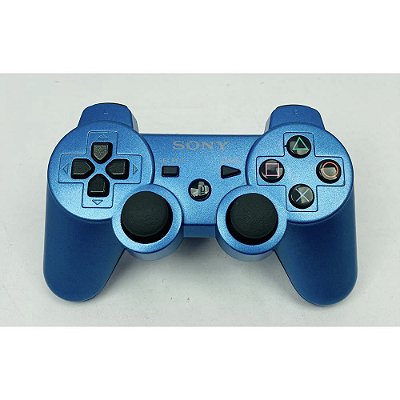 Controle Playstation 3, DualShock 3 Splash Blue, Original Sony (Usado)