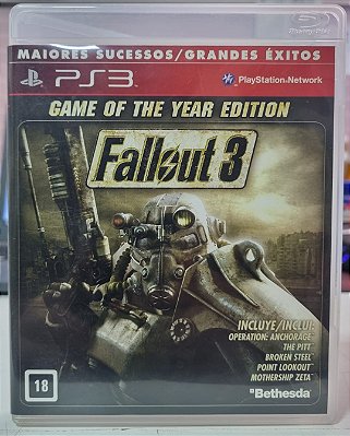 Fallout 3 GOTY - PS3 (Mídia Física) - USADO