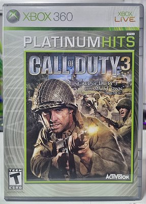 Call Of Duty 3 - Xbox 360 / Xbox One (Mídia Física) - USADO