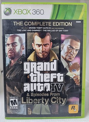 GTA IV The Complete Edition (Grand Theft Auto IV) - Xbox 360 (Mídia Física) - USADO