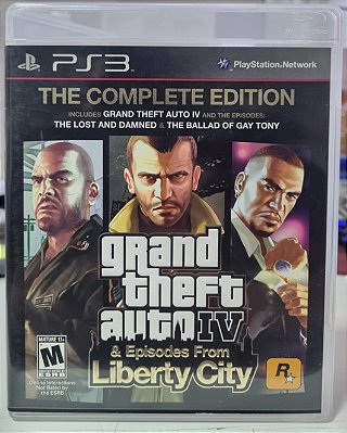 GTA IV The Complete Edition (Grand Theft Auto IV) - PS3 (Mídia Física) - USADO