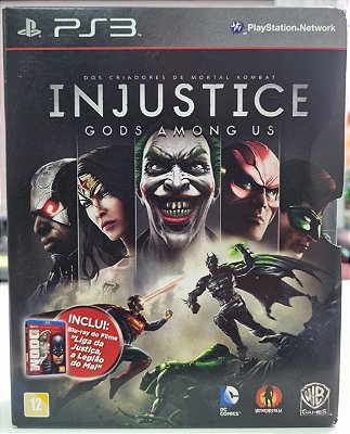 Box Injustice Gods Among Us + Filme - PS3 (Mídia Física) - USADO