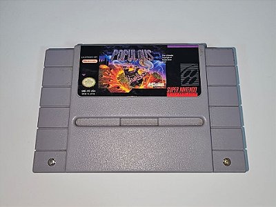 Populous, Super Nintendo, Snes, Cartucho Original (Usado)