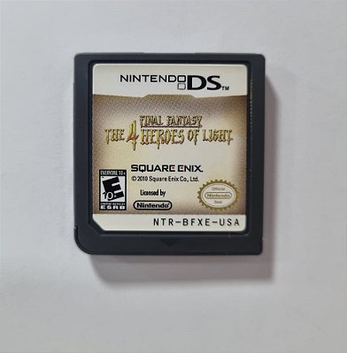 Final Fantasy The 4 Heroes of Light (Somente o CARTUCHO) - DS (Mídia Física) - USADO