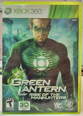 Green Lantern Rise Of The Manhunters - Xbox 360 (Mídia Física) - USADO