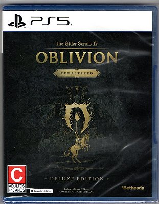 The Elder Scrolls IV Oblivion Remastered - PS5 (Midia Fisica) - Novo, Lacrado