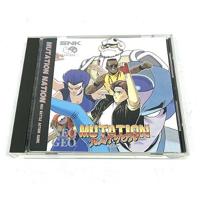 Mutation Nation, Neo Geo CD, SNK, Americano, Original, "Impecável" (Usado)