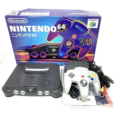 Console Nintendo 64, Com 1 Controle, Na Caixa, Manual Seriado, Original Nintendo (Usado)