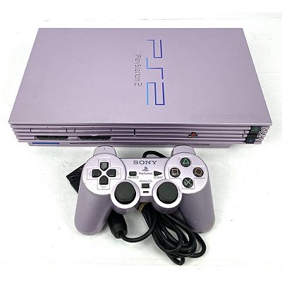 PlayStation 2, Sakura, 1 Controle Sakura, Modelo SCPH 39000 SA, PS2, (Usado)