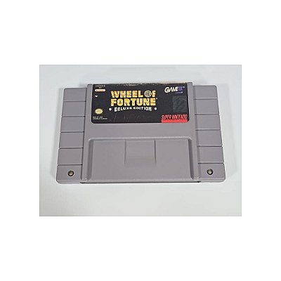 Wheels Of Fortune Deluxe Edition, Super Nintendo, Snes, Cartucho Original (Usado)