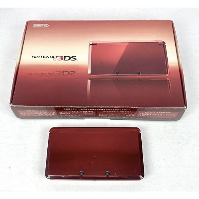 Nintendo 3DS, Na Caixa Seriado, Vermelho, Original Nintendo (Usado)