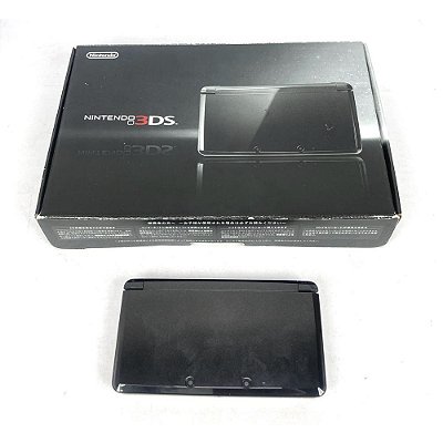 Nintendo 3DS, Na Caixa, Cosmos Black, Preto, Original Nintendo (Usado)