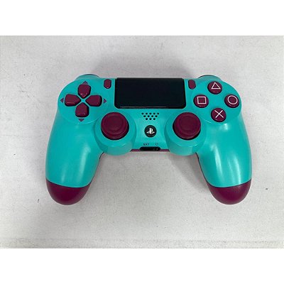 Controle Sony Dualshock 4 Playstation 4 Cor Blue Barry - Original Sony (Usado)