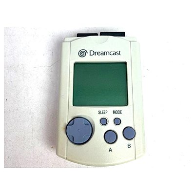 Vmu Memory Card, Branco, Sega Dreamcast, Original (Usado)