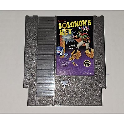 Solomons Key, Nes Nintendinho, Americano, Original (Usado)