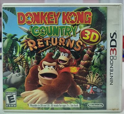 Donkey Kong Country Returns 3D - 3DS (Mídia Física) - USADO