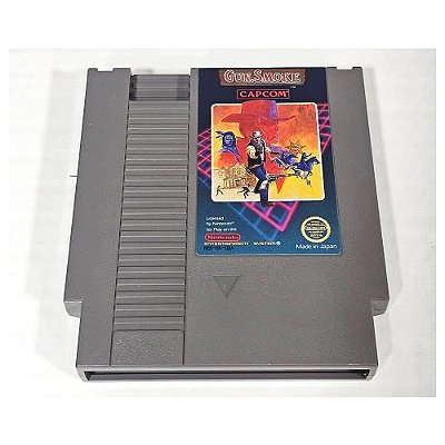 Gun Smoke, Nes Nintendinho, Americano, Original (Usado)