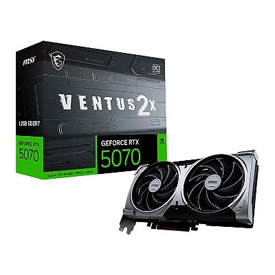 Placa de Vídeo GeForce RTX 5070, 12GB, GDDR7, 192bits, Ventus 2X OC