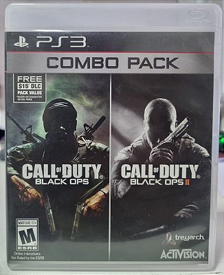 Call Of Duty Black Ops 1 e 2 Combo Pack - PS3 (Mídia Física) - USADO