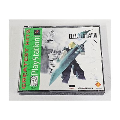 Final Fantasy Vii, Original PS1 Americano (Usado)