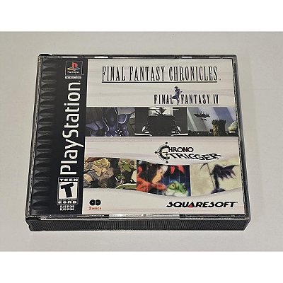 Final Fantasy Chronicles (Final Fantasy IV e Chrono Trigger), Original PS1 Americano (Usado)