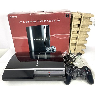 PlayStation 3, Fat, 40GB, 1 Controle, Modelo CECHH 00, PS3 (Usado)