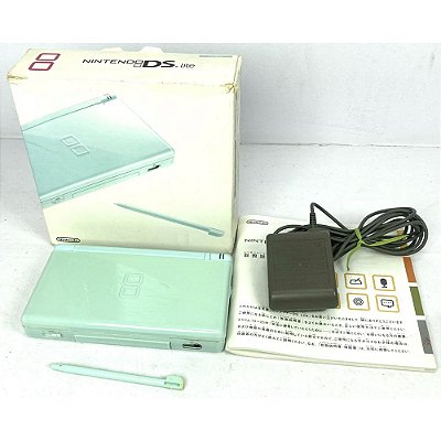 Nintendo DS Lite, Azul, Ice Blue, Na Caixa Seriado, Original Nintendo (Usado)