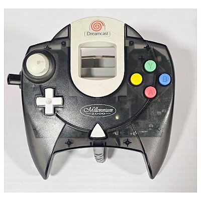 Controle Sega Dreamcast , Preto -  Original, (Usado)