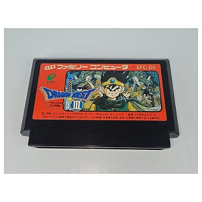 Dragon Quest 3, Famicom Nintendinho Nes JP Original (Usado)