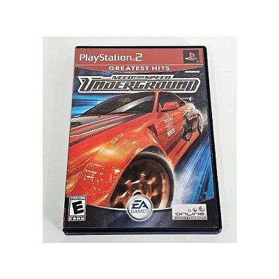Need For Speed Underground - PS2 Americano - Original (Mídia Física) - Usado