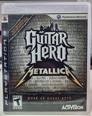 Guitar Hero Metallica - PS3 (Mídia Física) - USADO