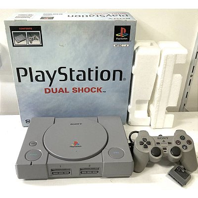 PlayStation 1, Na Caixa Seriado, 1 Controle, Modelo SCPH-9000, PS1, (Usado)